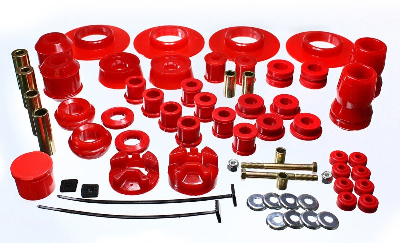 Energy Suspension 01-05 Chrysler PT Cruiser FWD Red Hyper-flex Master Bushing Set