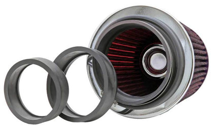 K&N Universal Air Filter | Round Tapered, 4in Flange, 5.5in Tall | RG-1001RD
