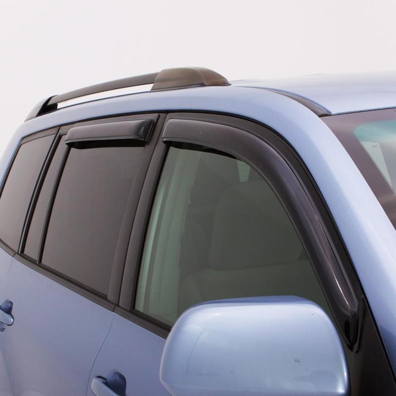 AVS 15-18 Chevy Silverado 2500 Crew Cab Ventvisor Outside Mount Window Deflectors 4pc - Smoke