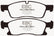 EBC 11+ Dodge Durango 3.6 Ultimax2 Front Brake Pads