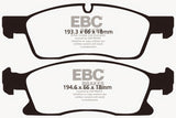 EBC 11+ Dodge Durango 3.6 Ultimax2 Front Brake Pads