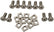 Yuasa 12mm Large Stainless Steel Hex Bolt for GYZ20H/HL/GYZ32HL - 5 Pack