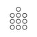 Power Valve Gasket Full Round Style Holley