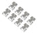 Rocker Arm Clips Oil Deflecting Fits Chevrolet, Ford and Pontiac with stock rockers only Mr Gasket