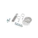 Hood Pins Kit 7/16 Inch Safety Pins Hood Pins with Safety Pin Style Clips Mr Gasket