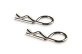 Hood Pins Kit 7/16 Inch Safety Pins Hood Pins with Safety Pin Style Clips Mr Gasket