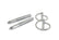 Hood & Deck Pinning Kits With Screw-On Scuff Plates Hood Pins with Torsion Clips Mr Gasket