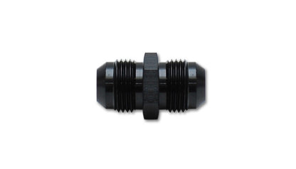 Vibrant -8 AN to -8 AN Straight Union Adapter Fitting | 6061 Aluminum, Anodized Black | 10233