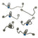 Injector Line Kit Dodge 5.9L Cummins 24-Valve 2003-2007 Ram 2500/3500 BD Diesel