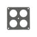 Base Gasket for 950-1150 CFM Dominator Carburetors Holley