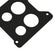 Base Gasket 1 3/8 Inch Primary 2 Inch Secondary 1/4 Inch Thick for Model 4165 and Model 4175 Holley