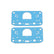 Metering Block Gasket Blue Non-Stick 2 Per Package for Model 4500 Three Circuit Holley