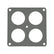 Base Gasket for 1150 2x4 and 1250 CFM Dominator Carburetors Holley