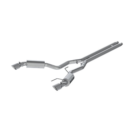 MBRP 2015-2017 Ford Mustang GT 5.0 3in Cat Back Dual Split Rear Street Version 4.5in Tips - T409 | S7277409