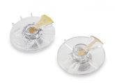 Distributor Cap And Rotor Kit Clear Includes 1 Cap/2 Rotors For Use W/Tec Distributors Honda, Each ACCEL
