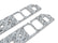 Performance Intake Manifold Gaskets .125 Inch Thick Fits 1965-1990 Chevrolet 396-454 Big Block with Rectangular Ports Mr Gasket