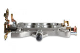 Throttle BODY Kit Carburetor Base Plate Assembly for 4150 Series 650 CFM Double Pumper Holley