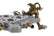 Throttle BODY Kit Replacement Throttle Base Plate Manufactured for 4160 Series 600 CFM Holley