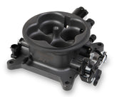 Universal 4BBL 1000CFM 4150 Flange Throttle Body - Hard Core Gray 112-587