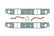 Performance Intake Manifold Gaskets .125 Inch Thick Fits 1955-1991 Chevrolet 262-400 Small Block with Medium Port Heads 1.31 Inch x 2.19 Inch Mr Gasket