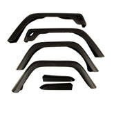 Fender Flare Kit Front And Rear 7 Inch Includes 4 Flares 2 Flare Extensions Mounting Hardware 97-06 Wrangler TJ/LJ OMIX