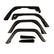 Fender Flare Kit Front And Rear 7 Inch Includes 4 Flares 2 Flare Extensions Mounting Hardware 97-06 Wrangler TJ/LJ OMIX