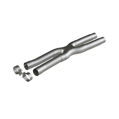 MBRP 2015-2026 Ford Mustang GT 2.5in Resonator Delete X-Pipe - AL | S7213AL