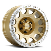 Method MR105 V3 Beadlock 17x9 -38mm Offset 5x5 71.5mm CB Gold Wheel w/ BH-H24125