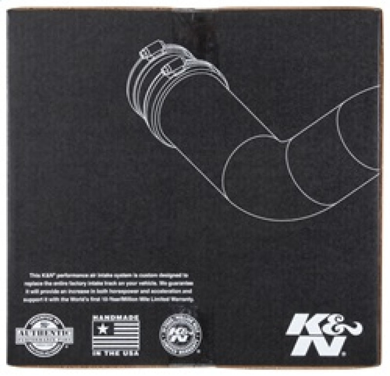 K&N 2015 Ford Mustang GT 5.0L V8 Black Performance Intake Kit