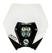 Baja Designs 08-13 KTM Headlight Kit DC w/ Headlight Shell White Squadron Sport
