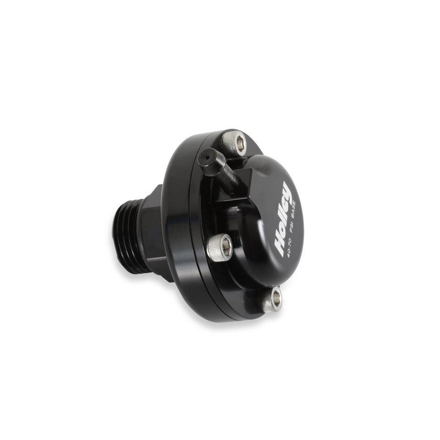 Direct MOUNT FUEL PULSE Damper FUEL PULSE Damper, 8AN, Standard RANGE 40-70 PSI Holley