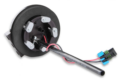 In-Tank Retrofit Fuel Module-Returnless Style 255 LPH Returnless Drop-In Retrofit EFI Fuel System W/hydramat Supports Up to 550 EFI or 700 CARB HP (HP Rating At 60 PSI at 13.5 Volts / 10.4 AMP Draw) Holley