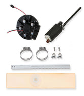 Diecast In-Tank Retrofit Fuel Module Returnless System 255 LPH Drop-In Retrofit EFI Fuel System W/hydramat Supports Up to 550 EFI or 700 CARB HP (HP Rating At 60 PSI at 13.5 Volts / 10.4 AMP Draw) Holley