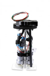 DUAL 450 LPH IN-TANK Retrofit FUEL Module W/return Dual 450 LPH Drop-In Retrofit EFI Fuel System-E85 Compatible Supports Up to 1700 EFI or 2200 CARB HP (HP Rating At 60 PSI at 13.5 Volts / 34 AMP Draw) Holley