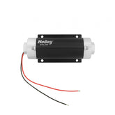 65 GPH HP In-Line Fuel Pump Street/strip CARB or EFI Applications Supports Up to 600 EFI or 730 CARB HP Compatible with Pump or Race Gas Holley