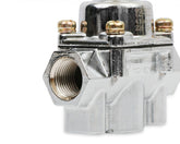 Chrome Carbureted Fuel Pressure Regulator Street/strip Carbureted Applications Two Port Adjustable from 4.5 to 9 PSI Holley