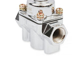 Chrome Carbureted Fuel Pressure Regulator Street/strip Carbureted Applications Two Port Adjustable from 1 to 4 PSI Holley