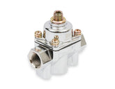 Chrome Carbureted Fuel Pressure Regulator Street/strip Carbureted Applications Two Port Adjustable from 1 to 4 PSI Holley