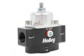 HP Billet Carbureted Fuel Pressure Regulator Inlet Size 3/8 inch NPT Street/strip Carbureted Applications Two Port Adjustable from 4.5 to 9 PSI Holley