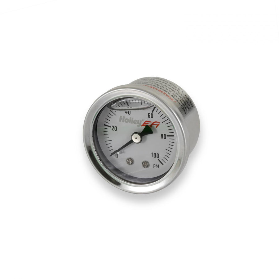 Adjustable Billet By-Pass Regulator 3/8 NPT Kit Adjustable Billet By-Pass Return Style Fuel Pressure Regulator 3/8 NPT Kit with Fuel Pressure Gauge and Adapter Fittings Boost Reference 11 Holley