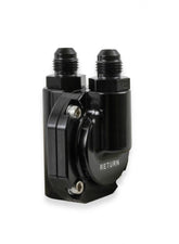 Billet EFI Return Style Fuel Pressure Regulator EFI Return Style Regulator 59.5 PSI Black Finish Holley