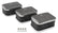3X2 AIR Cleaners & Filters, Set of 3 3X2 Air Cleaners Finned with S&B Filters Set of 3 Holley
