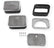 3X2 AIR Cleaners & Filters, Set of 3 3X2 Air Cleaners Finned with S&B Filters Set of 3 Holley