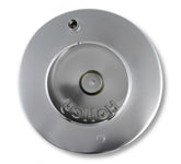 10 Chrome Round Air Cleaner Chrome Round 10 Air Cleaner Assembly, Fits Carburetors w/5.125 Diameter Neck Holley