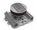 14 Round Finned Air Cleaner Natural Finish Air Cleaner Assembly, 14 Round Design W/ 3 Premium Filter Element, Die-Cast Aluminum, Fits 4150 & 4160 Carburetors w/5.125 Diameter Neck Holley