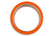 Air Filter 14x3 White Paper Element Orange Ring Replacement Paper Air Filter Element 14 Diameter and 3 Tall with Orange Rubber Ring Holley