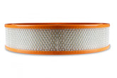 Air Filter 14x3 White Paper Element Orange Ring Replacement Paper Air Filter Element 14 Diameter and 3 Tall with Orange Rubber Ring Holley