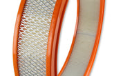 Air Filter 14x3 White Paper Element Orange Ring Replacement Paper Air Filter Element 14 Diameter and 3 Tall with Orange Rubber Ring Holley