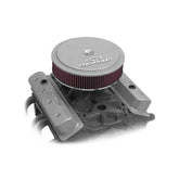 GM Muscle Series Air Cleaner Natural Machined 14 X 3 Air Cleaner Kit W/ Premium Filter GM Bowtie and Chevrolet Logo Holley