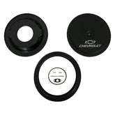 GM Muscle Series Air Cleaner Satin Black Machined 14 X 3 Air Cleaner Kit W/ Premium Filter GM Bowtie and Chevrolet Logo Holley